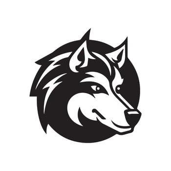 Wolf Logo design, wolf mascot logo design. wolf illustration. vector logo