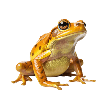 frog isolated on background with png