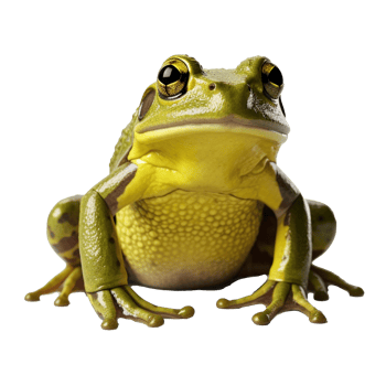 frog isolated on background with png
