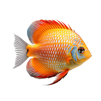 Tropical Fish isolated on background with png