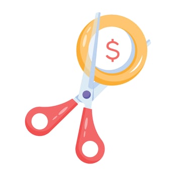 Trendy Cut Price vector