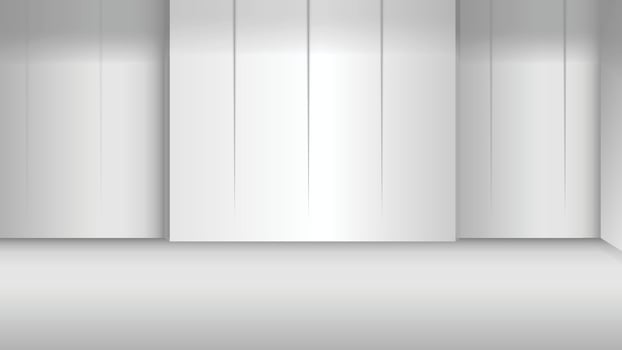 Vector and Illustrator with copy space. Room for displaying modern metal products.