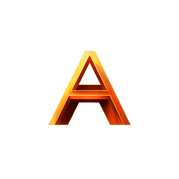 Letter A Logo Wooden Texture png