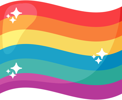 lgbt flag pride day icon isolated png