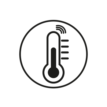 T icon smart thermostat with thermometer png