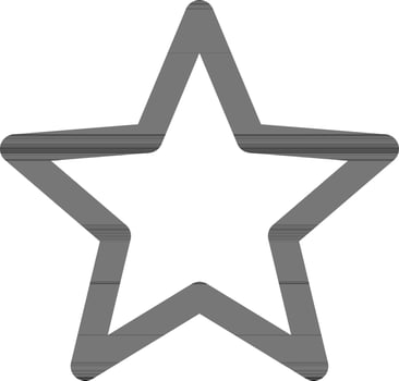 Flat style stars or favorite icon. vector