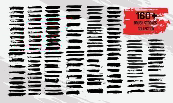 brush stroke Grunge vector