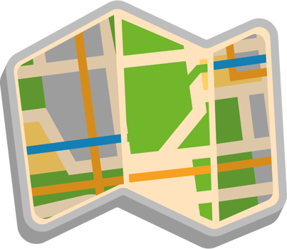 navigation map icon white background png