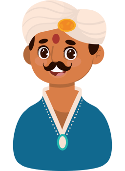 indian man character icon isolated png