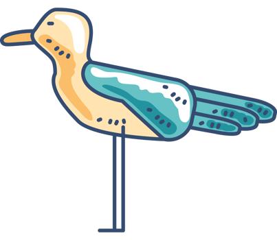 seagull bird nautical icon isolated png