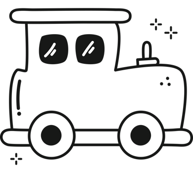 hand drawn train  png