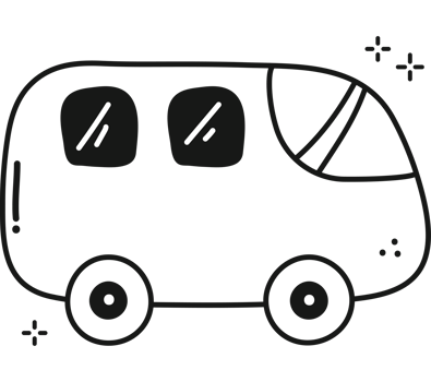 hand drawn bus png