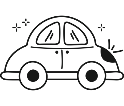 hand drawn automobile  png