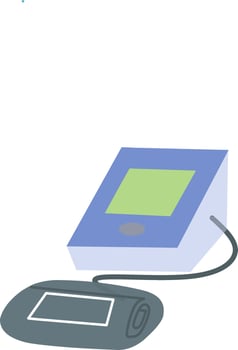 Tensimeter sphygmomanometer blood pressure icon vector illusration. Fit for health education.