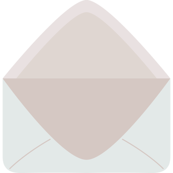 white envelope design isolated icon png