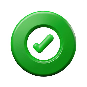 3d icon check mark png