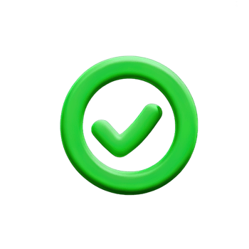 3d icon check mark png
