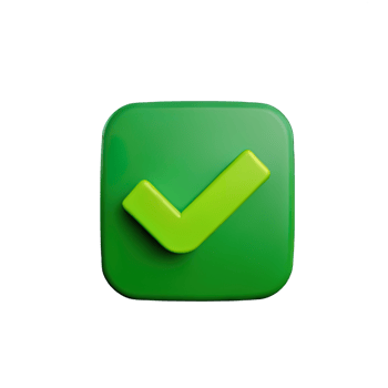 3d icon check mark png