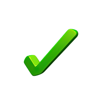 3d icon check mark png