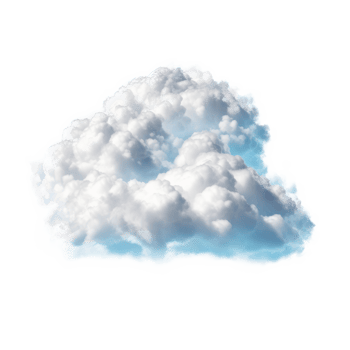 Cloud isolated. Illustration png