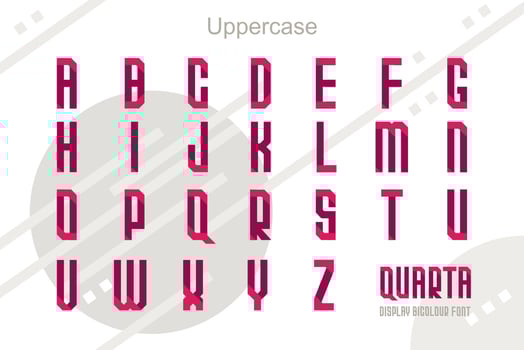 Suprematism style decorative alphabet, typeface. Pop art font for slogan graphic print, hipster fashion, geometric pattern, vintage poster vector
