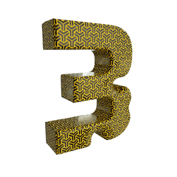 3D rendered numbers.  Best use for your video titles and collage too png