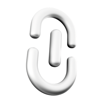 3d rendering Hyperlink icon. 3d render item like a word or button that points to another location icon. png