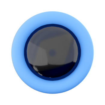 3d rendering Modern black round shaped engine start button icon. 3d render Sparkling start button icon. png