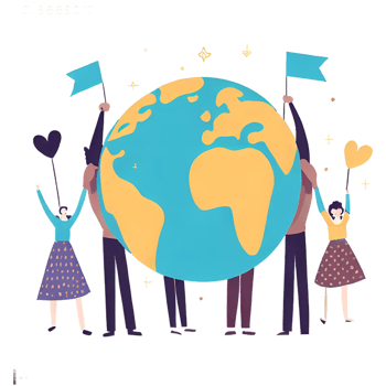 Eco-friendly illustrations for World Environment Day png