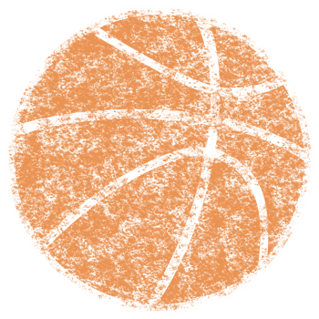 Basketball Chalk Style Illustrations png