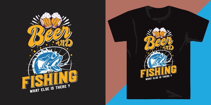 Fishing T Shirt Designs vector