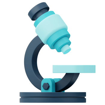 Microscope Medicine 3D Illustration png