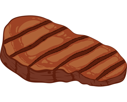 short rib butchery meat icon png