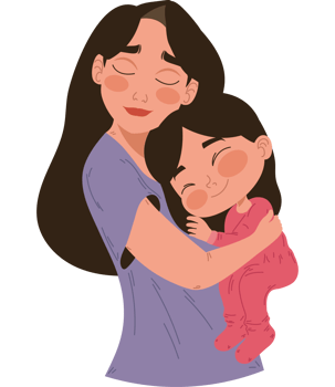 Togetherness and love surround this happy family png