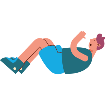 man practicing exercise fitness character png