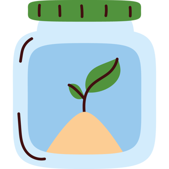 pot with plant inside icon png