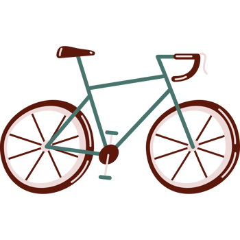 green bicycle race sport icon png