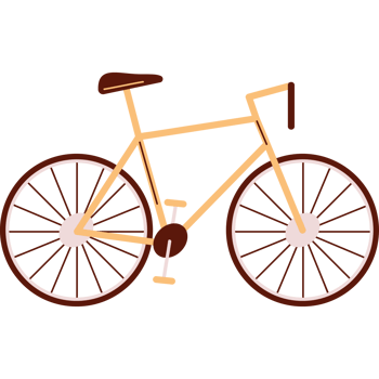 yellow bicycle sport vehicle icon png