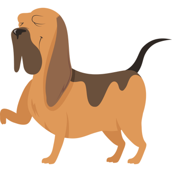 beagle dog mascot domestic character png