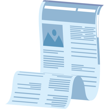 newspaper document paper isolated icon png