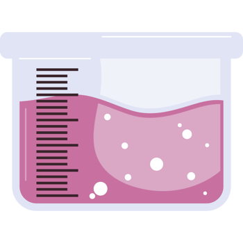laboratory pot with liquid icon png