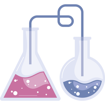 test flasks laboratory equipment icon png