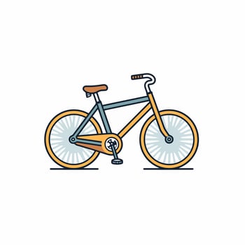 Bike icon design bicycle illustration vehicle cartoon vector graphic