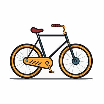 Bike icon design bicycle illustration vehicle cartoon vector graphic