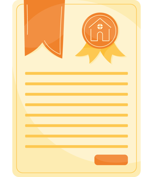 real state house contract document png