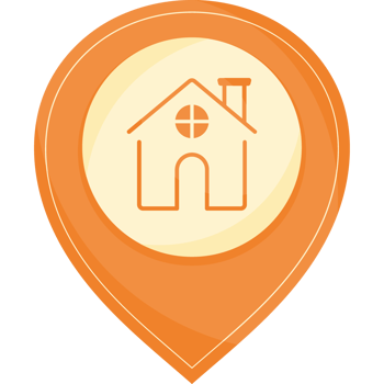 house in pin location real estate png