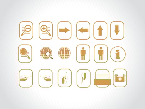 web mail icons set can be used for websites, web applications. email applications or server Icons vector