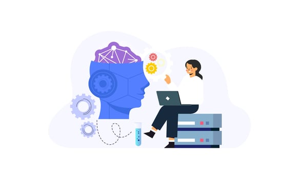 Artificial Intelligence concept vector illustration