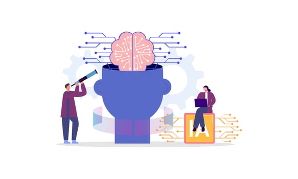 Artificial Intelligence concept vector illustration