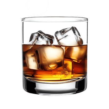 Raise a Glass of Fine Whiskey with Bezrat's Exquisite Decanter Glasses generative with AI png
